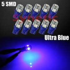 10x T10 192 921 168 Led Blue Interior License Plate Lights Bulbs 10x T10 192 921 168 Led Blue Interior License Plate Lights Bulbs