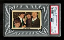 PSA 8 THE BEATLES 1967 Unnumbered Card (Inside) HIGHEST EVER GRADED