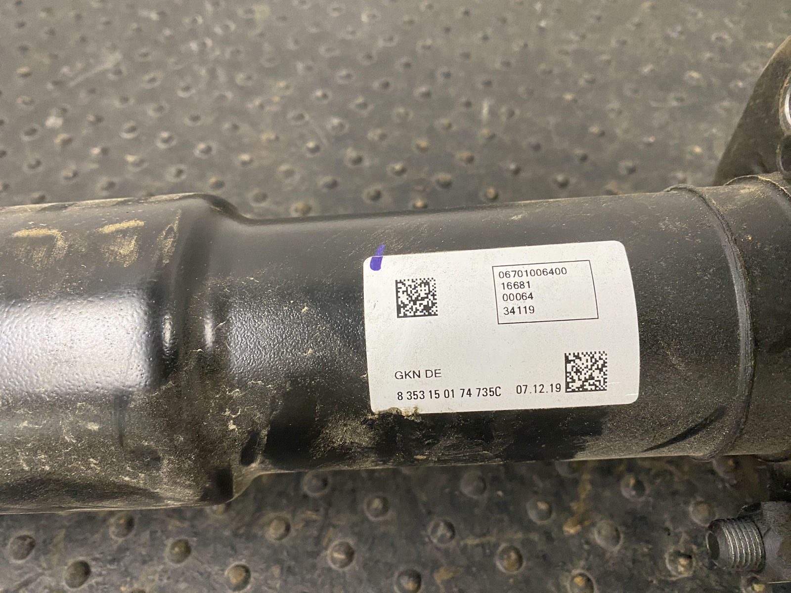14-20 MASERATI GHIBLI 3.0 SQ4 AWD REAR DRIVE SHAFT W-W-F:20" W-W-R:24.25"