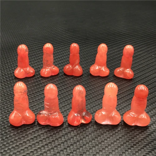 Wholesale Natural mix mini Penis Carved quartz Crystal Massager Wand Healing - Picture 37 of 296