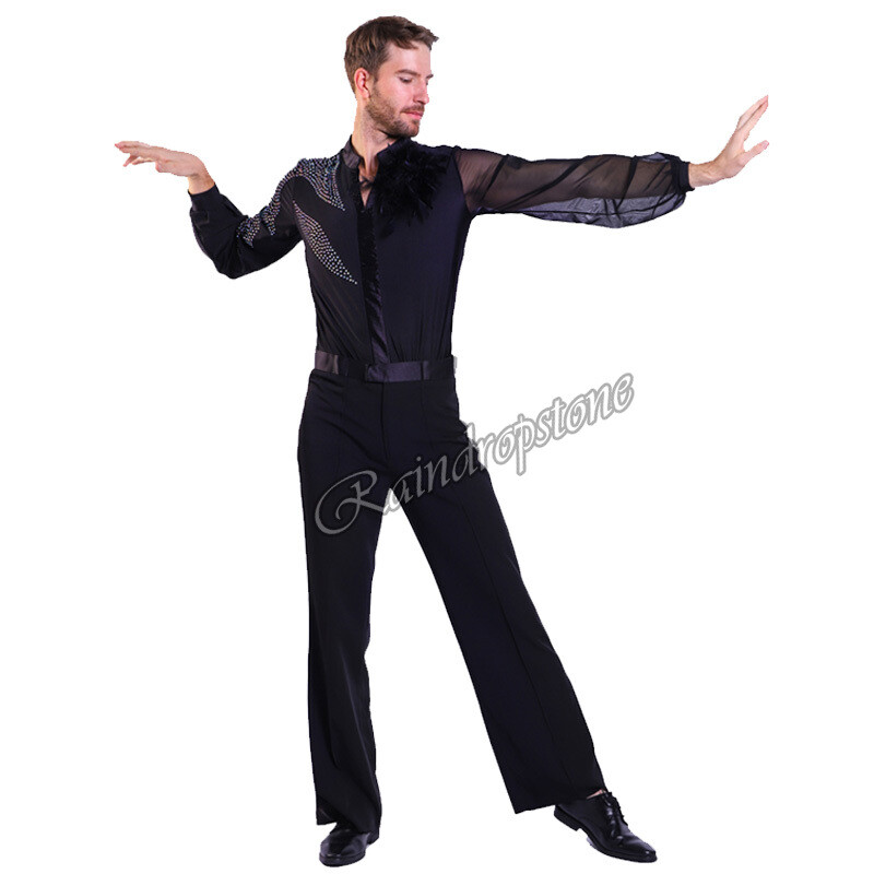 Ballet Broeken Oyolan Heren Dansbroek Latijnse Salsa Tango Met