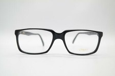 Vintage Lamy Alain Black Oval Glasses Frame Eyeglasses NOS