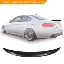 1x Spoiler Wing For 2007-2013 BMW E92 Coupe 328i 335i M3 High Kick Trunk ABS