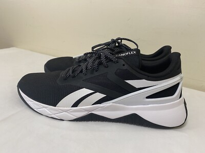 Reebok Nanoflex TR Series 1 Running Training Shoes Balck/White FZ0677 Men s 12