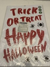 Halloween Window Clings Halloween Window Stickers Decorations 8 Sheets 87 PCS