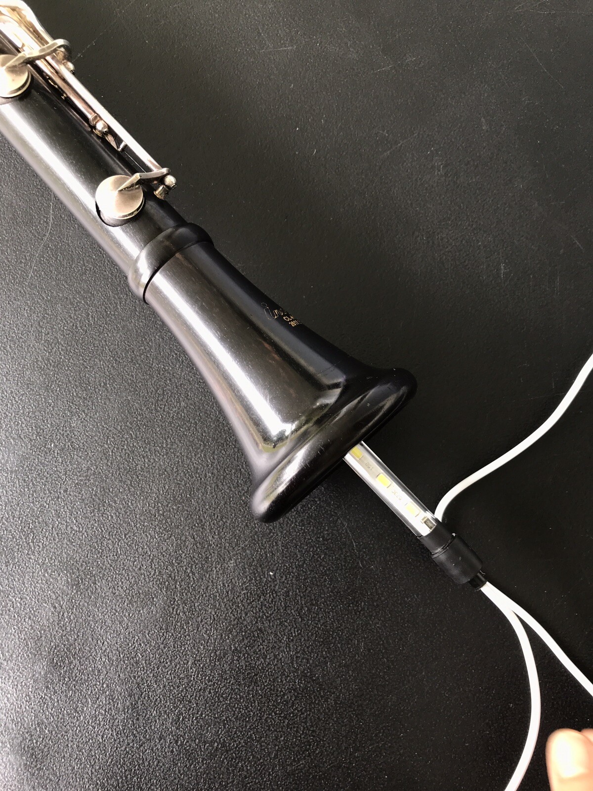 Professional Sax LED Leak Light Tester Lamp For Clarinet Saxophone Flute Repair