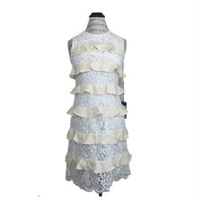 DOLCE & GABBANA NWT Lace Ruffle Dress NWT US 8