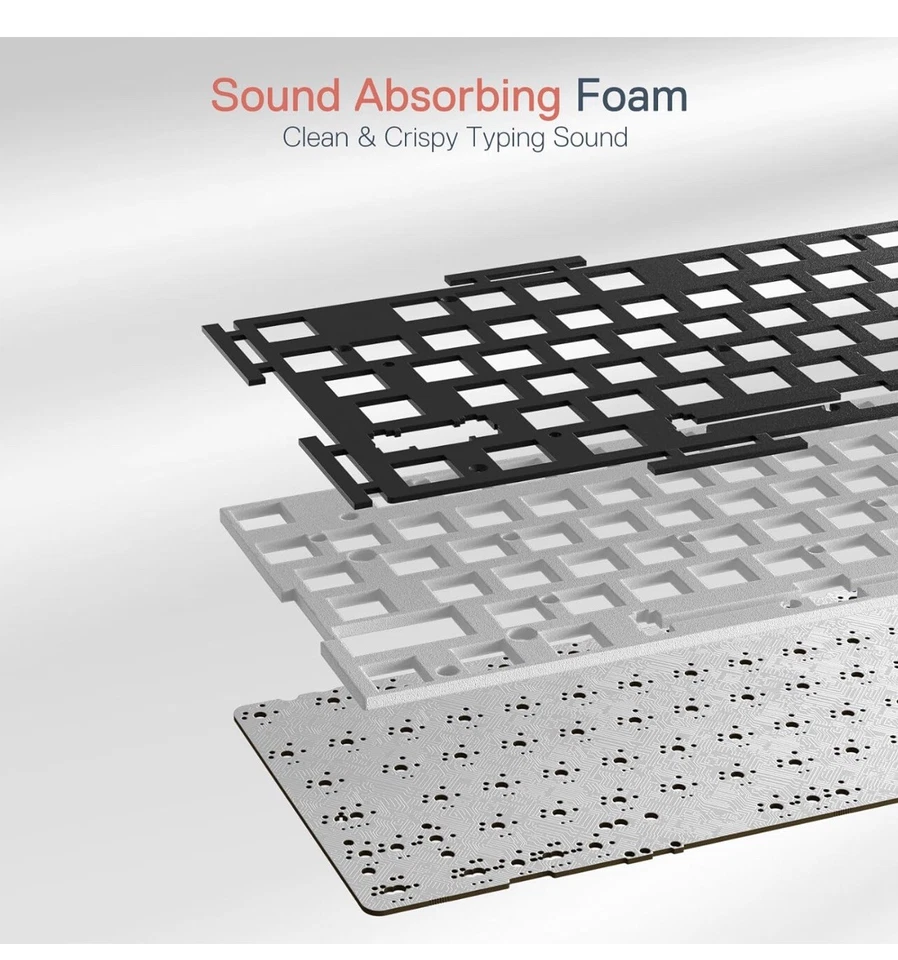 Teclado para juegos Redragon K668 RGB, 104 teclas + 4 teclas de acceso rápido adicionales con cable mecánico Foto 4 de 4