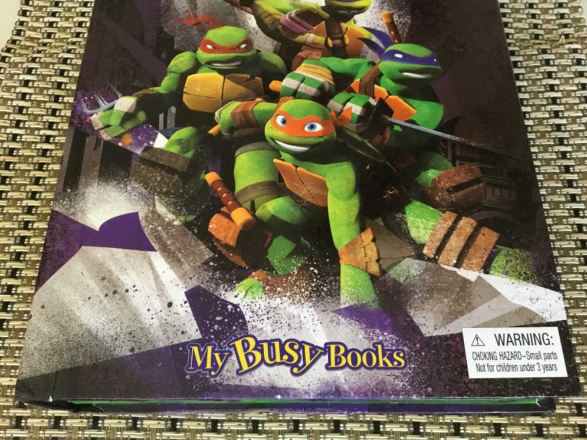 Nickelodeon Teenage Mutant Ninja Turtles My Busy Books Only 9