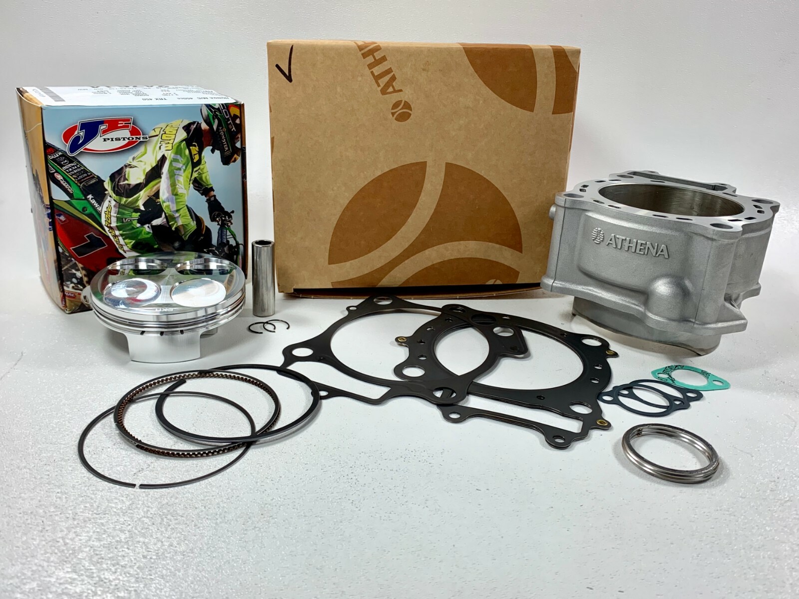 09-16 Honda CRF CRF450R 100mm Big Bore 12.5:1 JE Pump Gas Piston Top E