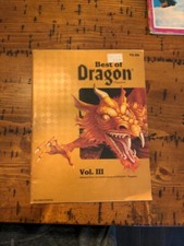 Vintage Dragon Magazine Best of Dragon Vol III Good Condition From 1983