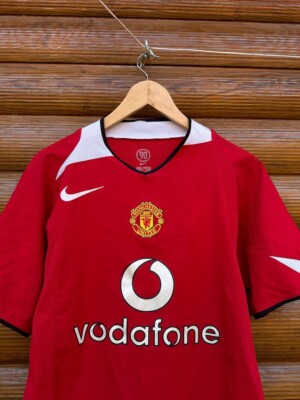 MANCHESTER UNITED 2004-2006 FOOTBALL SHIRT JERSEY AWAY NIKE | eBay