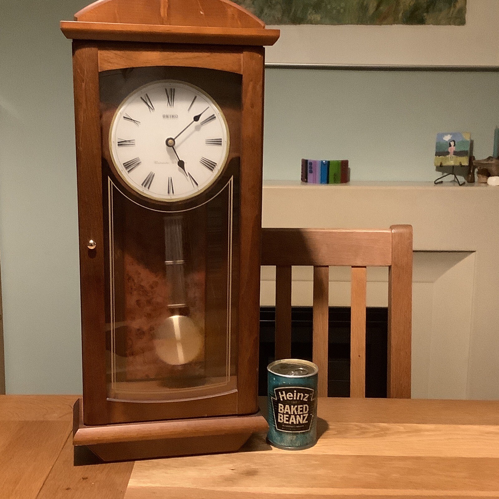 Seiko Westminster Whittington Pendulum Wall ClockRoman NumeralsQuartz