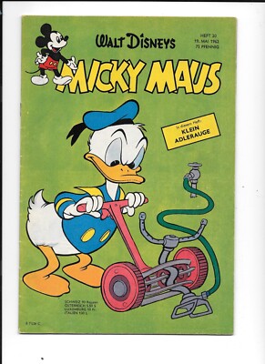 Mickey Mouse 1962 No.20 Ehapa Publisher Complete Z1-