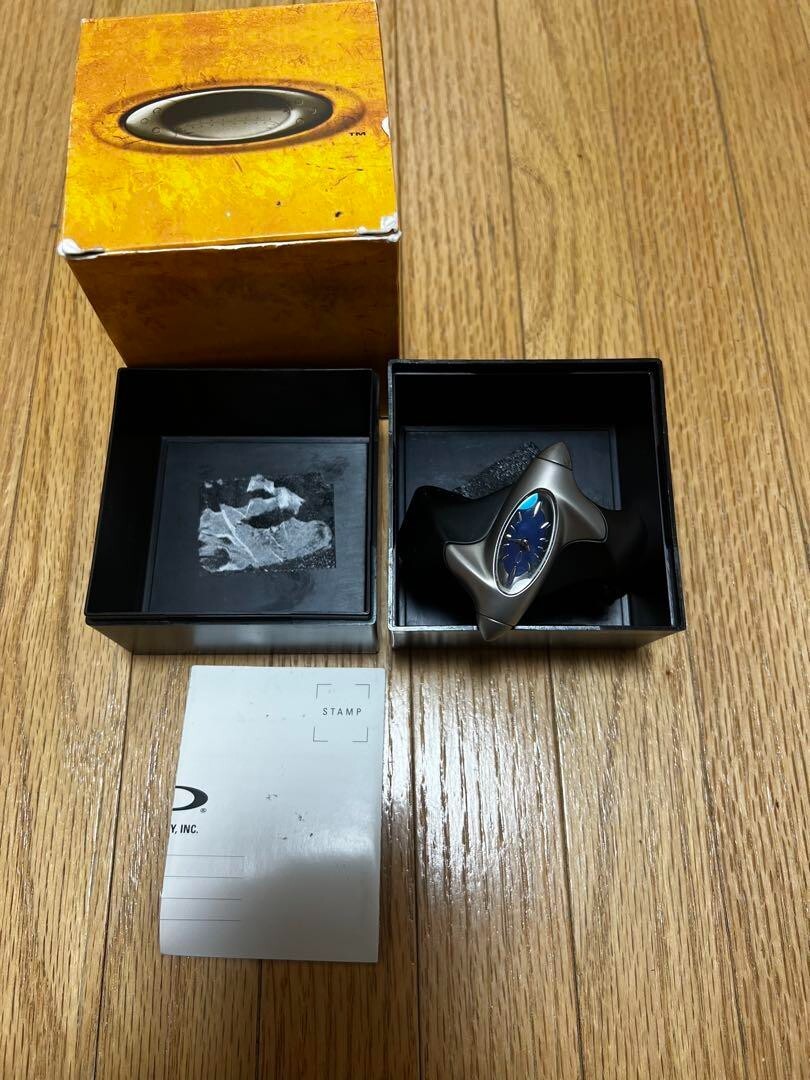 Oakley Torpedo Watch Stainless Steel Blue Rubber Unobtanium RARE