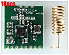 10Pcs CC1101 Wireless Module Long Distance Transmission Antenna 868Mhz Ic New ut