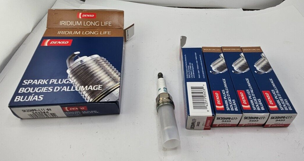 QTY 4 DENSO 3433 Iridium LONG LIFE Spark Plug SK20HPR-L11  Fits 2018 WRX STI