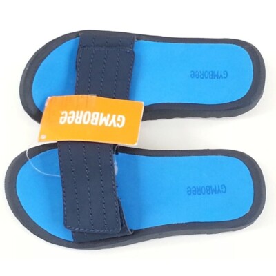 NEW NWT Gymboree Gymgo Active Slides Flip Flop Sandals Boys Size 11