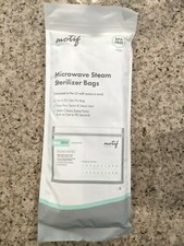 Motif Breast Pump Parts/Accessories Microwave Steaming Sterilizer Bags - 7 Pack