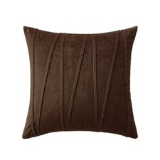 NEW Velvet Solid Cushion Cover Throw Pillow Case Sofa Home Decor 16" 18" 20" 24"