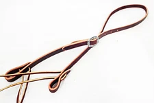 Hermann Oak Latigo Leather 1/2" Bosal Hackamore Hanger Jeremiah Watt Buckle Ties