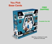 2025 Panini Mosaic- You Pick Base Cards, Vets + RCs, Complete Ur Set. READ Desc