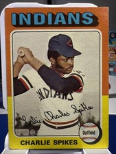 1975 Topps Mini Set-Break #135 Charlie Spikes