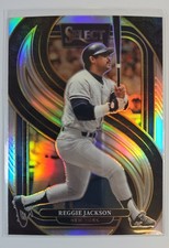 2025 Panini Select - Premier Level Reggie Jackson #145 Silver Prizm NY Yankees