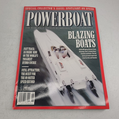 Powerboat Magazine June 1998 Blazing Boats Daves Custom Performance Boating