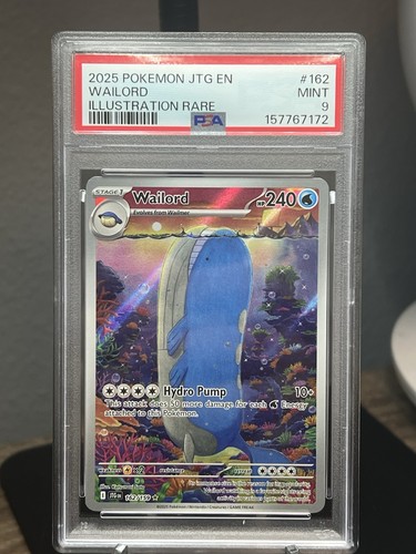 Wailord graded PSA 9 for sale on eBay