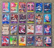 ONE PIECE TCG CARDS: (SR's) AND ABOVE RARITY-ENGLISH AND JAPANESE LOT
