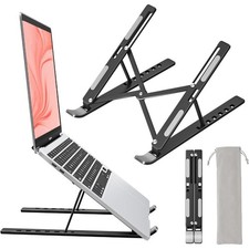 Laptop Stand for Desk, Aluminum Metal MacBook Stand, Computer Riser for Desk,