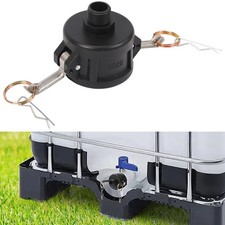 275 330 Gallon IBC Tote Water Tank Drain Adapter 2"Cam Lock Garden Hose 3/4"