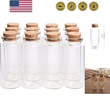 30ml 1.18" x 2.75" Potion Bottles,Mini Glass Bottles,Small Glass Jars for Wed...