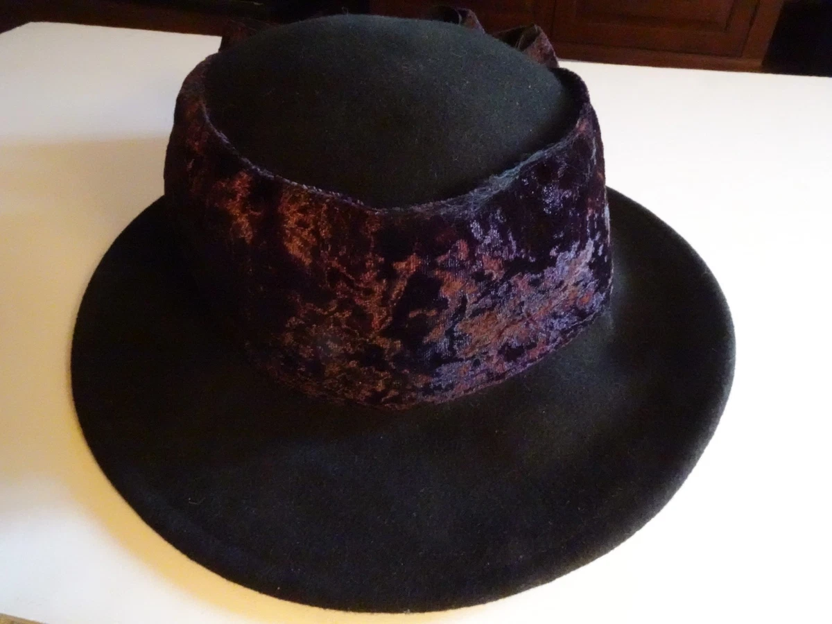 Fedora Purple 100% Wool Hats for Women for sale | eBay display picture 1