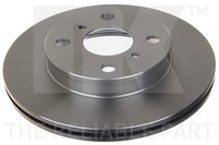 2X NK Bremsscheibe 204559 FüR Starlet Toyota EP91_ EP91R 12V EP81_ EP81R Cat