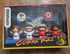 Little People Collector Cobra Kai Special Edition Figure Set 4 Figures New 