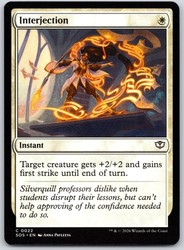 Interjection #22 Common Secrets of Strixhaven Magic: The Gathering
