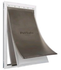 PetSafe Extreme Weather Aluminum Pet Door - 3 Flaps for Insulation - Extra Large