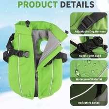 Dog Winter Coat with Harness, Reflective Dog Vest Jacket Size Small/Medium