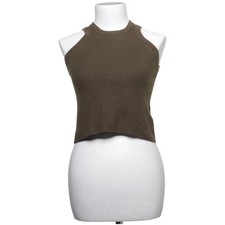 Massimo Dutti, Tanktop, Größe: S, 5737, Braun, Kaschmir/Viskose, Einfarbig #Bhy