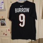 Nike Cincinnati Bengals Joe Burrow #9 Shirt L Black NFL Football Tee — photo 4