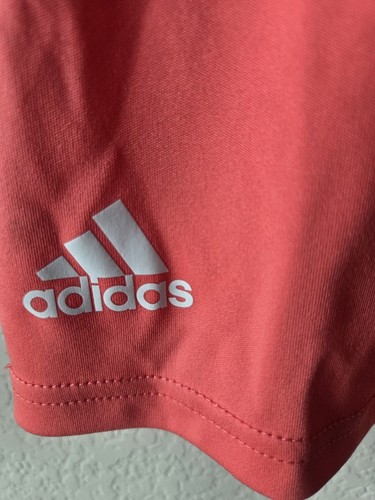 Adidas Boys' Elastic Waistband Bar Shorts-Semi Turbo-Size XS - Picture 4 of 4