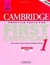 Cambridge Practice Tests for First Certificate 1 Teacher's book 