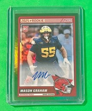 2025 SCORE FOOTBALL GREEN END ZONE AUTOGRAPH MASON GRAHAM - #4/6 - BROWNS #22
