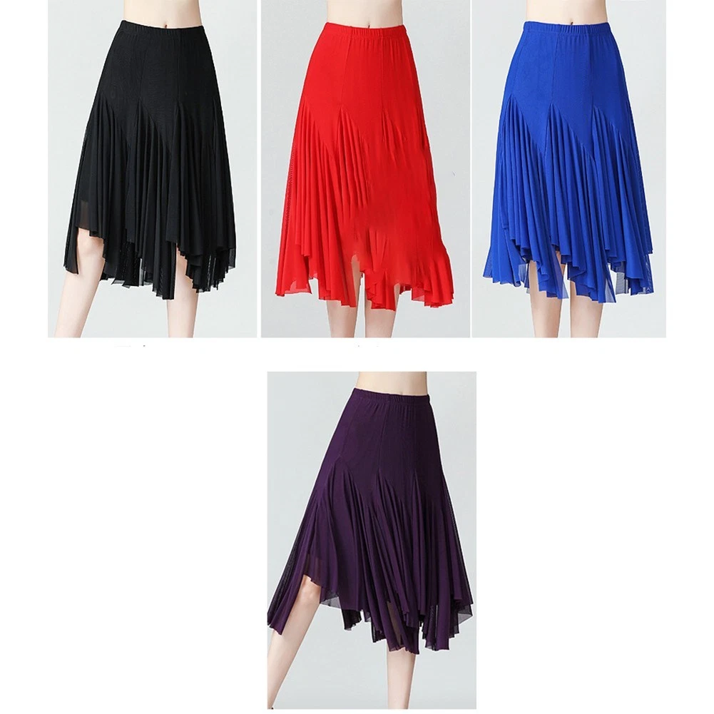 MESHKI Vestiti con gonna da ballo donna elegante a rete media lunghezza per ogni occasione