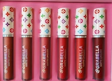 GRABELLA MOUSSE MATTE Lip Gloss Set Of 6 (M32014) New