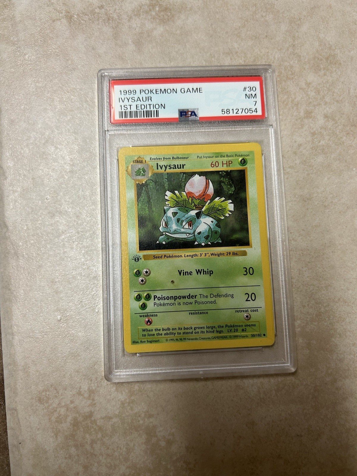1999 ivysaur pokemon card value 30/102 Base Set Shadowless Pokmon Rare Mint Card Number / Rarity 1999 Pokemon Game Base #30