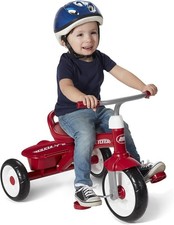 Radio Flyer Rotes Dreirad für Kleinkinder 2,5-5 Jahre mit verstellbarem Sitz