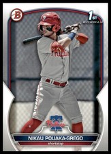 2023 Bowman #BP-89 Nikau Pouaka-Grego Prospects Philadelphia Phillies NM+